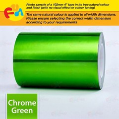 CHROME GREEN 3/8″ PIN STRIPE Car Model Motorcycle Decal TAPE Vinyl Sticker 9mm