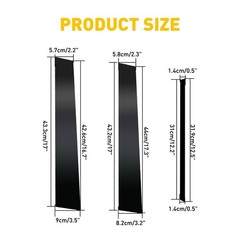 16X Door Window Pillar Post Glossy Black for Toyota Camry 2018-2021 Pre-cut Set