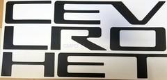 2019-2025 New Gen Silverado Tailgate Black Chevrolet Decal 84370615 OEM GM NEW