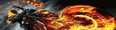P196 Ghost Rider Rear Window Tint Graphic Decal Wrap Back Pickup Graphics