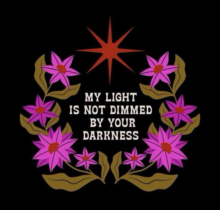 My Light Is Not Dimmed Sticker 3” Girl Power Healing Growth Let Go Move On