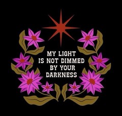 My Light Is Not Dimmed Sticker 3” Girl Power Healing Growth Let Go Move On