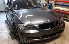 Premium Super Gloss Gray Metallic Gunmetal Vinyl Film Wrap Decal Air Bubble Free