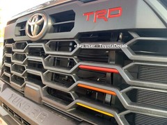 Toyota Tundra TRD indent and heritage front grill decals 2022