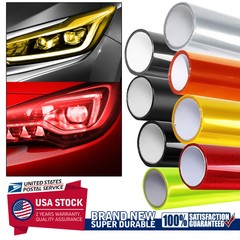 For Headlight Taillamp Transparent Side Marker Lights Vinyl Protection Wrap Film