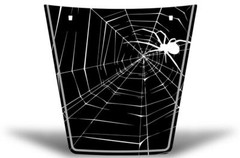 Center Hood Wrap Graphic Sticker Decal For Toyota Tacoma 2005-2015 SPIDER WEB