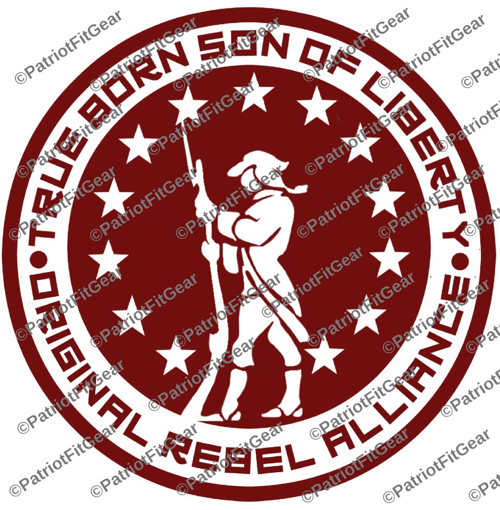 True Born Son Of Liberty,Original Rebel Alliance,10″,We The People,Vinyl Decal