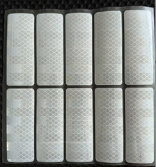 20 pcs Reflective Stickers Car Bumper Stickers Night Warning Anti-Collision Tape