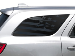 USA Flag Decals Rear windows Fits Dodge Durango 2011-2026 Side quarter DD3