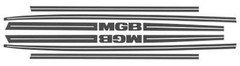 New 1962-1974 MG MGB OEM Upper Body Dual Side Stripe Kit Roadster