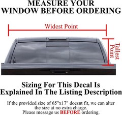 Truck Back Window Graphics Cowboy American Flag (P589) See Through Rear Decal