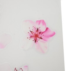 Pink Cherry-Blossom Vinyl Car Sticker Auto Flower Decal Windshield Windo Bumper
