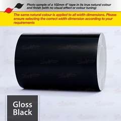 GLOSS BLACK Roll PIN STRIPE Body PinStriping Trim Line TAPE Decal Vinyl Stickers