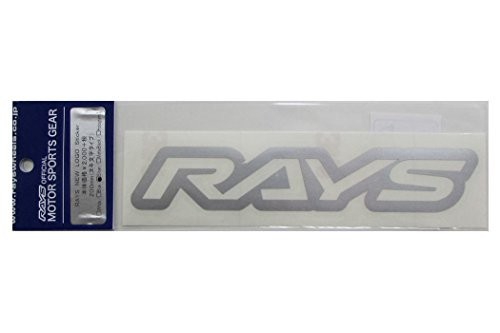 RAYS RAYS LOGO Sticker W200mm Cutout Letters SL Silver No. 18 74040200018SLfrom