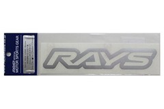 RAYS RAYS LOGO Sticker W200mm Cutout Letters SL Silver No. 18 74040200018SLfrom