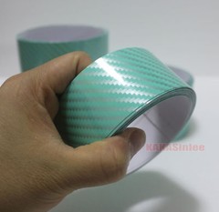 Multi-function 2D Glossy Texture Carbon Fiber Vinyl Tape Wrap Sticker 5 Color CF