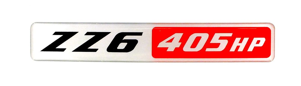 ZZ6 405 HORSEPOWER CAMARO EMBLEM (B) Super Sized SILVER