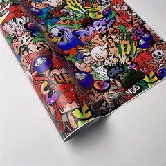 Car Bomb Wrap Sheet Decals Cartoon JDM Graffiti Vinyl Self-adhesive DIY Stickers