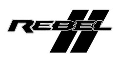 Rebel with Slashes Bedside Decals, Set Of 2. , 23″x9.5″, Vinyl window decal