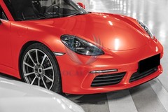 Super Gloss Metallic Dragon Fire Red Vinyl Wrap Vehicle Sticker Decal Sheet Film