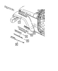 Genuine Mopar Decal 55397276AA