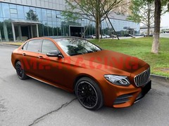 【Satin Chrome】 Bronze Matte Metallic Car Vinyl Wrap Sticker Air Release Sheet