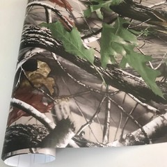 Real Camo Tree Vinyl Car Wrap PVC Adhesive Real Tree Camouflage Film For Truck