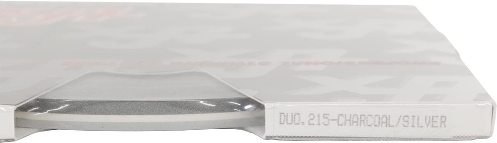 Universal 4/16″ 2-Color Pinstripe(Duo-Tone)02045215- Char. Metallic/Silver Met.