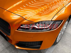 Premium Orange High Gloss Metallic Glossy Sticker Decal Vinyl Wrap Air Release