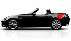 Rear 4″ Fender Double Hash Bar vinyl RACING STRIPES Decal (Fits Mazda MIATA MX-5