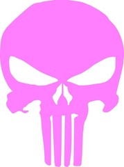 Punisher Emblem Logo Vinyl Decal Multiple Colors and Sizes