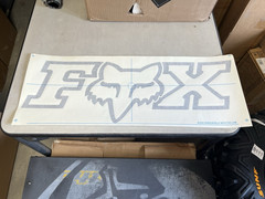 FOX RACING WINDOW DECAL 18 INCH