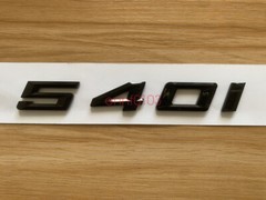 Gloss Black 3D ABS Letters Trunk 540i Emblem Rear Badge for BMW 2017-2022 540i