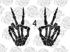Pair – Peace Decal Fits: Wrangler – Jeep Wave Sticker Left and Right Many Colors