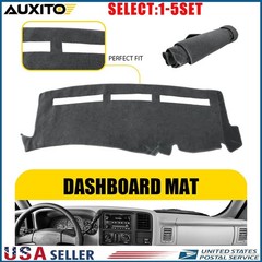 Gray Dash Mat for Chevrolet Avalanche 1500 2500 2001-06 Dashboard Cover Pad 1-5X