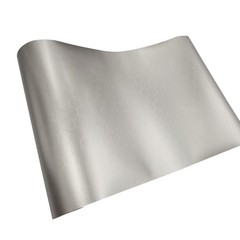Satin Hex Diamond Silver Checkered Carbon Fiber Vinyl Car Wrap Film Sheet Roll