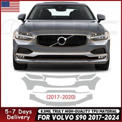 For Volvo S90 2017-2024 Precut Paint Protection Film Gloss Clear PPF TPU 8.5Mil