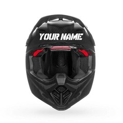 Custom Motocross Helmet Decals Personalized Sticker Set MX Name Number ID KIT