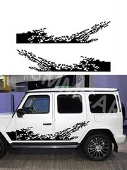 Car Splash Offroad Graphics Stickers Vinyl Decal DIY Decoration 62.99X17.72in