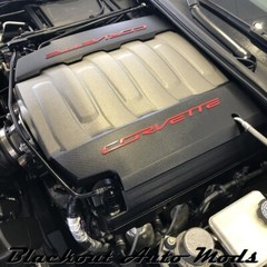 Engine Cover Decal Letter Set For 2014-2019 Chevy Corvette Stingray Models