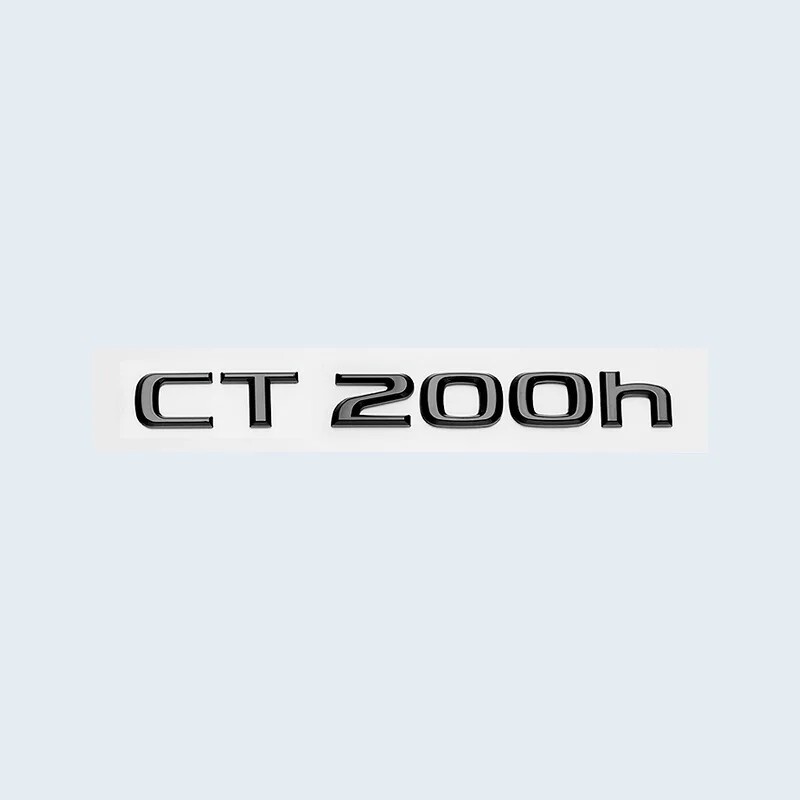 Glossy Black 3D ABS Letters Number CT200h LC500 LC500h HYBRID Emblem For Lex*us