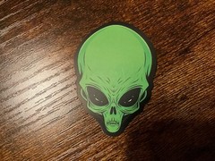 Motorcycle Sticker for Helmets or toolbox #5,653 Horror Halloween Ghost Scary