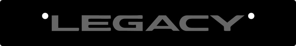 Vanity License Plate Delete – Gloss Black Acrylic Engraved Laser (v2 LGT)