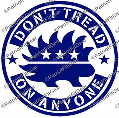 Dont Tread On Anyone,Libertarian,Not Left,Not Right,Just Free,Merica,Vinyl Decal