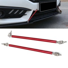 2/4x Universal Adjustable Front Bumper Lips Splitter Strut Rod Tie Support Bar A