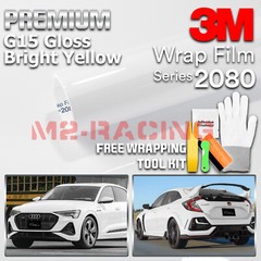 Genuine 3M 2080 Series G10 Gloss White Vinyl Wrap Vehicle Film Decal Bubble Free