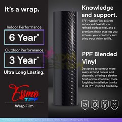 PPF NANO TPF Carbon Fiber Gloss Paint Protection Film Dry Apply Vinyl 9D Sheet