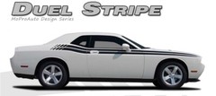 Dual Side Body Line Strobe Stripe Graphic Decal 2008-2023 for Dodge Challenger