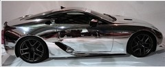 12″X30″ SILVER CHROME Vinyl Wrap Sticker Decal Air Bubble Free