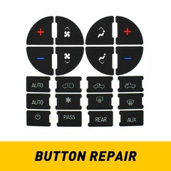 Decal Stickers for Chevrolet Suburban Silverado Yukon AC Dash Button Repa J
